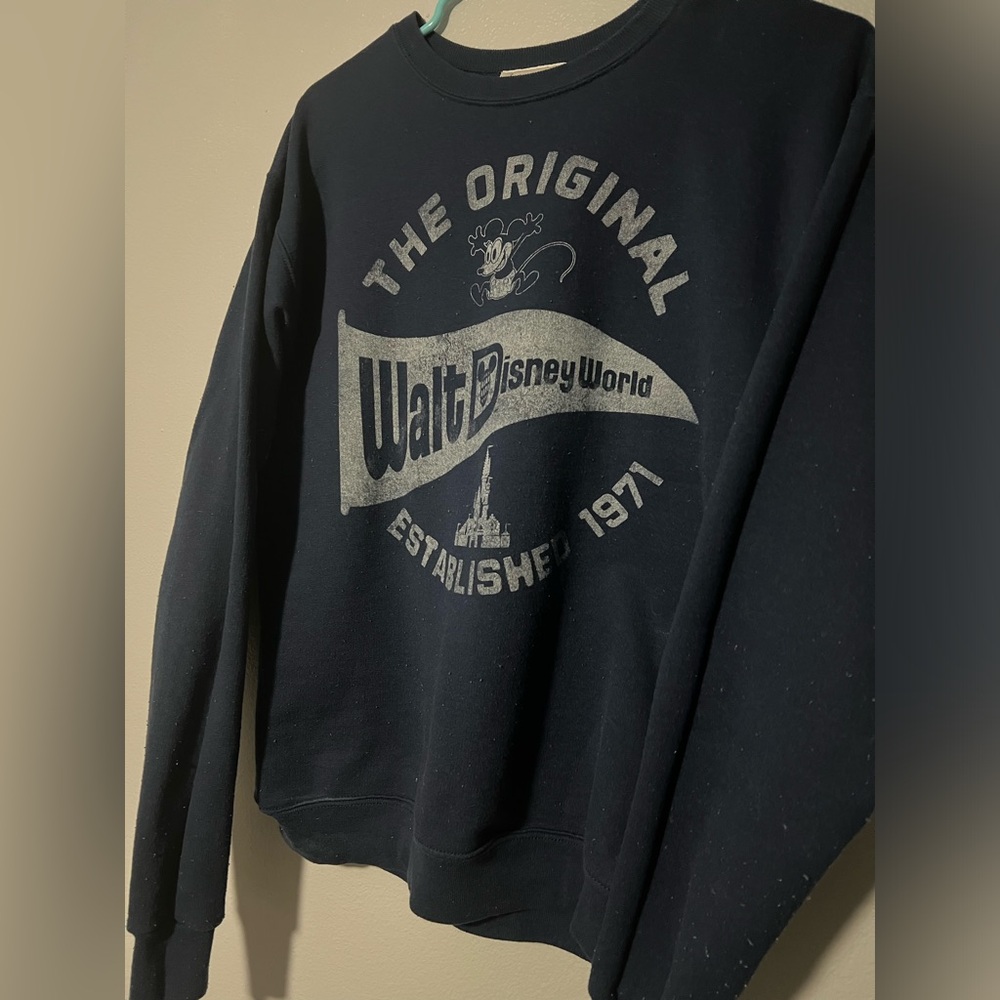 Disney The Original Walt Disney Sweatshirt Established 1971